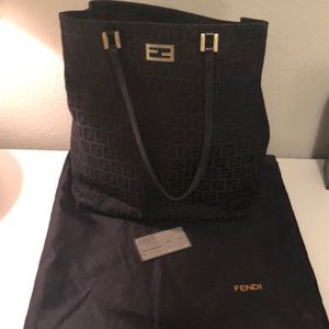 Fendi zucca can a tote